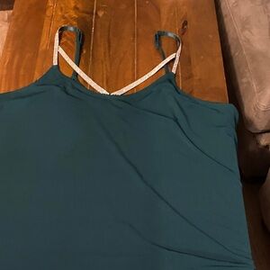 Torrid Teal Camisole with Strappy Accents